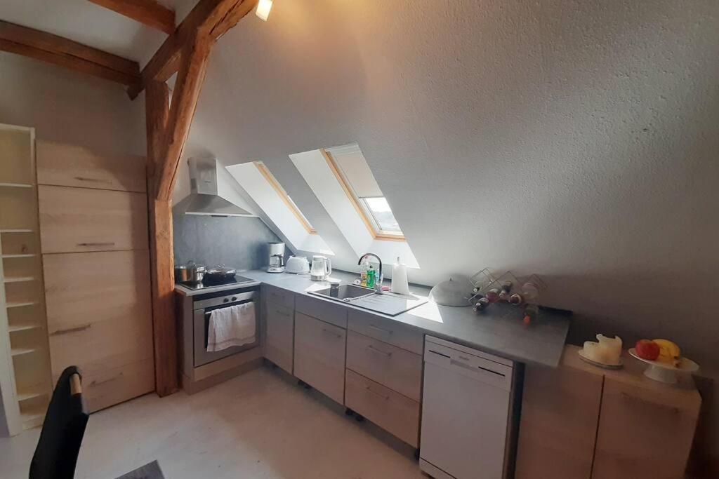 Gemuetliche Wohnung In Burg 부르크 바이 마그데부르크 외부 사진